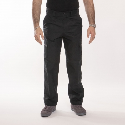 GHOST REGULAR FIT CARGO PANTS IN COTTON CANVAS