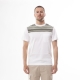 Cotton T-shirt with zig zag inserts